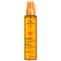 Nuxe Tanning Oil High Protection For Face And Body SPF 30