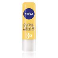 Nivea Pure And Natural Milk And Honey Lip Balm