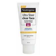 Neutrogena Ultra Sheer Clear Face Sunscreen Lotion SPF 30