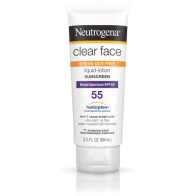 Neutrogena Clear Face Break-Out Free Liquid Lotion Sunscreen Broad Spectrum SPF 55