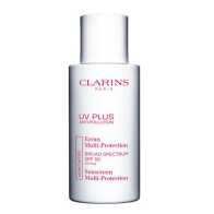 Clarins UV Plus Anti-pollution Sunscreen Multi-protection Broad Spectrum SPF 50 Transclusent